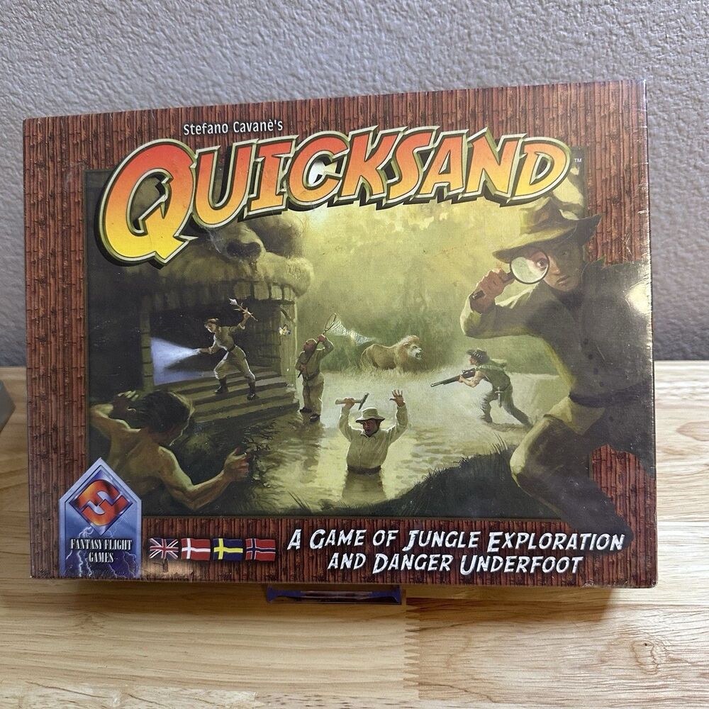Quicksand 2003 Fantasy Flight Games New Sealed Board Game